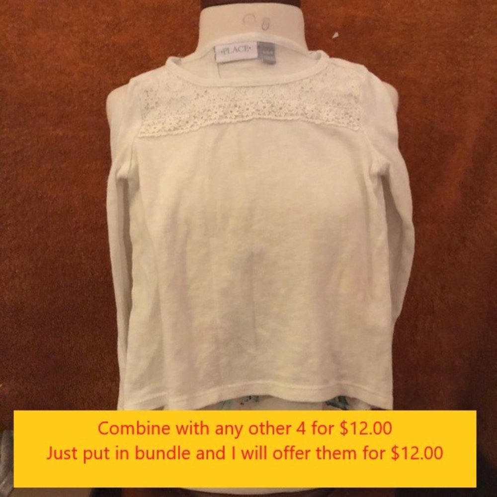 The Childrens Place Pull Over Long Sleeves Shirt